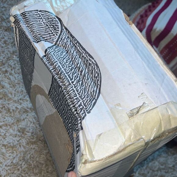 NIB Beautiful Christmas Tree Collar - Authentic 28" Cotton Rope Tree Collar Crea - Picture 9 of 10